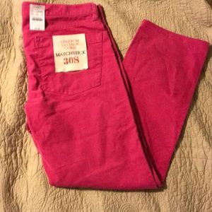 J Crew pink cords